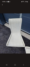 Tecta Eetkamer Stoelen Wit  4 Stuks