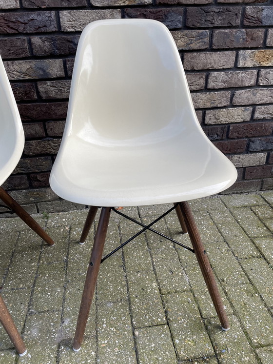 Image 1 of 4x Charles and Ray Eames DSW stoelen