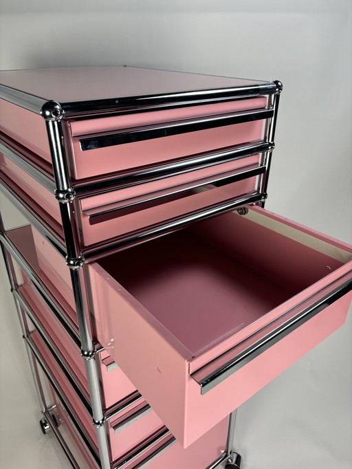 Usm Haller containerkast, roze, topconditie