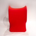 Poltrona Busnelli Fiocco fauteuil, ontwerp Gianni Pareshi, rood
