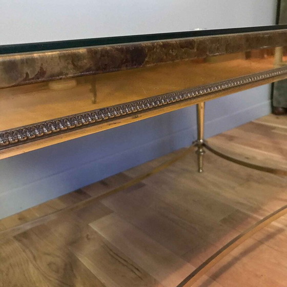 Image 1 of Vintage messing salontafel, 1950