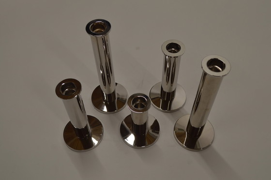 Image 1 of Candle Holder (5 Verschillende Hoogtes) Steel