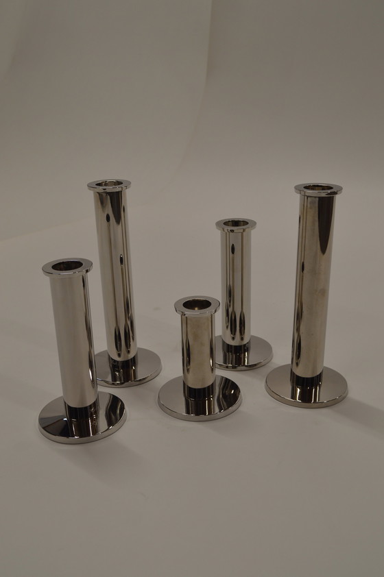 Image 1 of Candle Holder (5 Verschillende Hoogtes) Steel