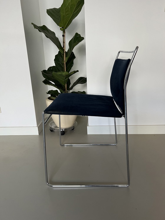 Image 1 of 6x Cassina Kazuhide Takahama Eetkamerstoelen opknapper