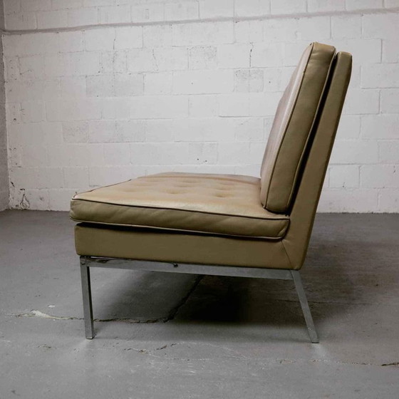 Image 1 of Florence Knoll Leather 2-Seater Mod.65