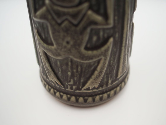 Image 1 of Keramische vaas, Deens ontwerp, 1960S, vervaardigd door Johgus Bornholm Keramik