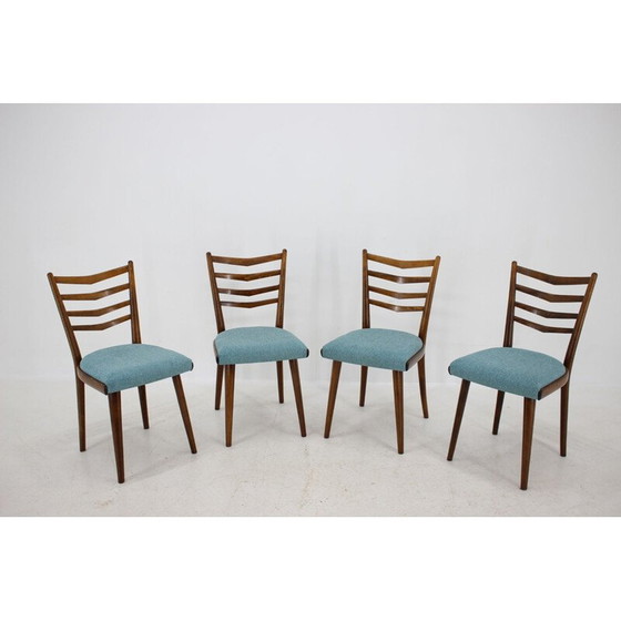 Image 1 of Set van 4 vintage stoelen, Tsjecho-Slowakije 1960