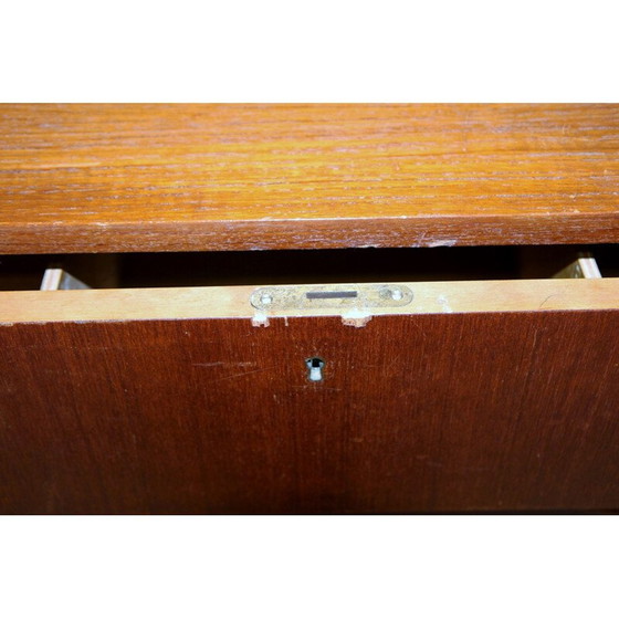 Image 1 of Scandinavische vintage teakhouten ladekast, 1950