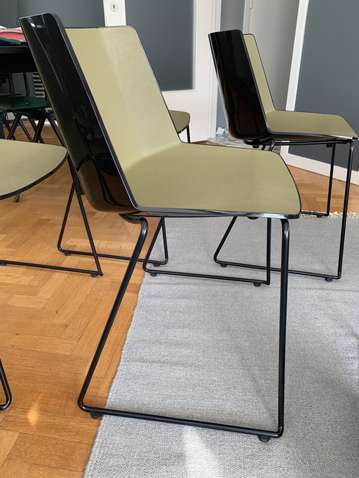 4x Mdf Italia Aïku Stoelen