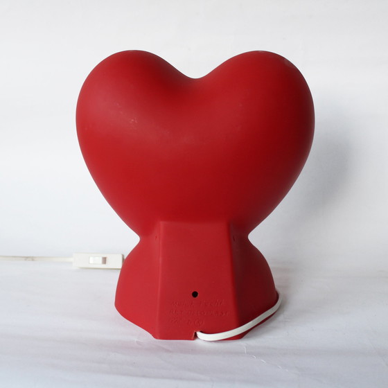 Image 1 of Vintage hartvormige lamp