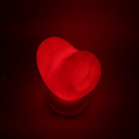 Image 1 of Vintage hartvormige lamp