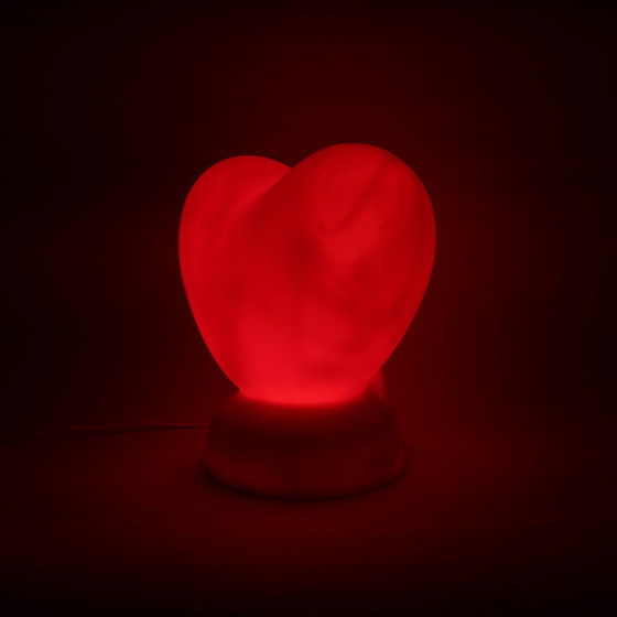 Image 1 of Vintage hartvormige lamp