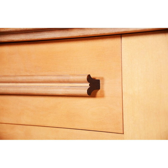 Image 1 of Vintage esdoorn dressoir, Tsjecho-Slowakije 1950