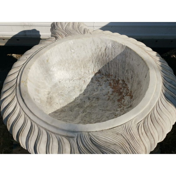 Image 1 of Paar vintage Carrara marmeren waskommen, 1920