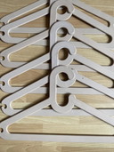 Space Age kleerhanger 6 stuks beige