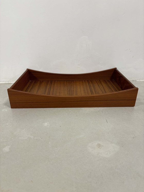 Image 1 of Vintage dienblad teak