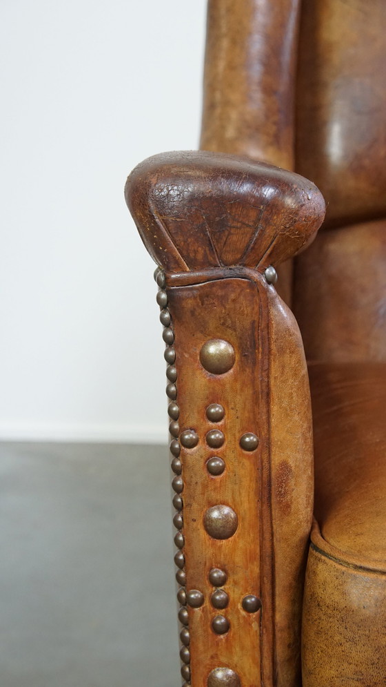 Image 1 of Schapenleren Fauteuil 