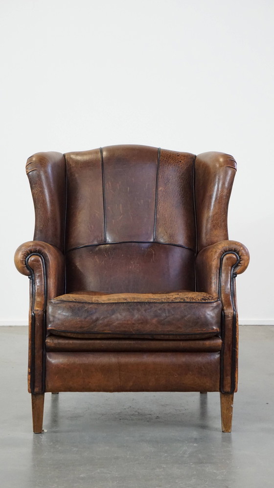 Image 1 of Schapenleren Oorfauteuil 