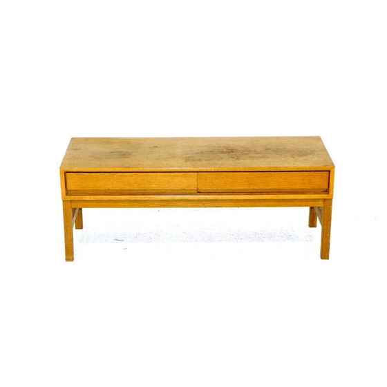 Image 1 of Vintage eikenhouten console van Marian Gabrinski voor Möbel-Ikea, Zweden 1960
