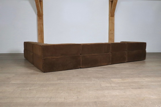 Image 1 of Cor Trio Modulaire Sofa In Bruin Teddy Van Team Form Ag, 1970S