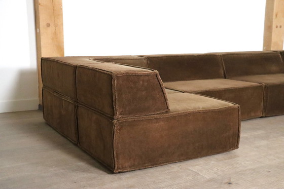 Image 1 of Cor Trio Modulaire Sofa In Bruin Teddy Van Team Form Ag, 1970S