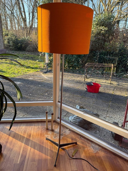 Retro Oranje Stalamp