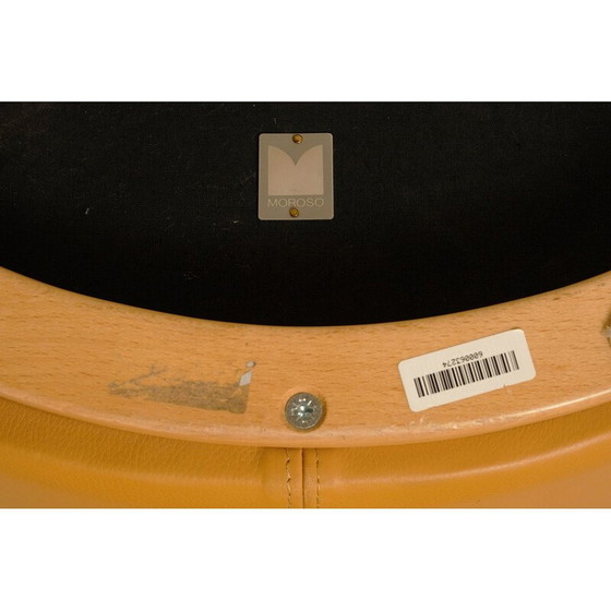 Image 1 of Paar vintage "Rich" leren fauteuils van Antonio Citterio voor Moroso, 1989