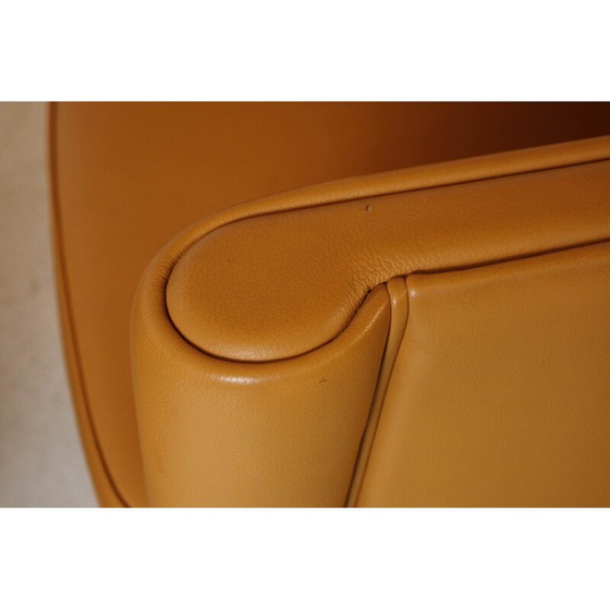 Image 1 of Paar vintage "Rich" leren fauteuils van Antonio Citterio voor Moroso, 1989