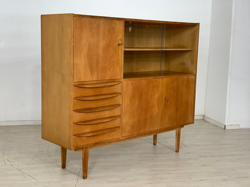 Mid Century hellerau hoge kast woonkamer vintage