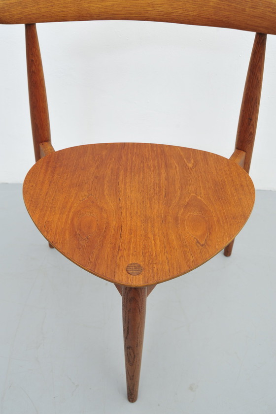 Image 1 of Hans J. Wegner Hart Stoel Fh4104 eikenhout 1952