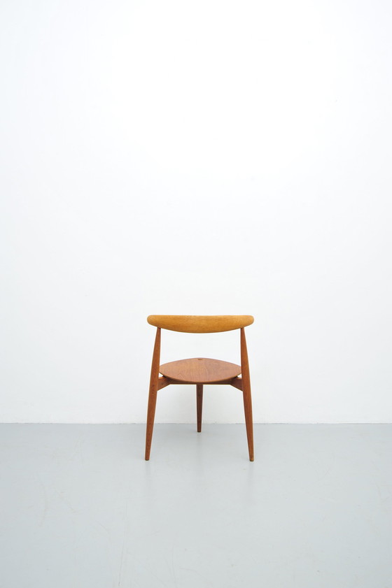 Image 1 of Hans J. Wegner Hart Stoel Fh4104 eikenhout 1952