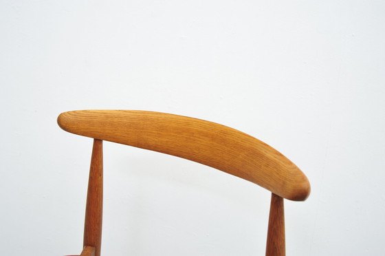 Image 1 of Hans J. Wegner Hart Stoel Fh4104 eikenhout 1952