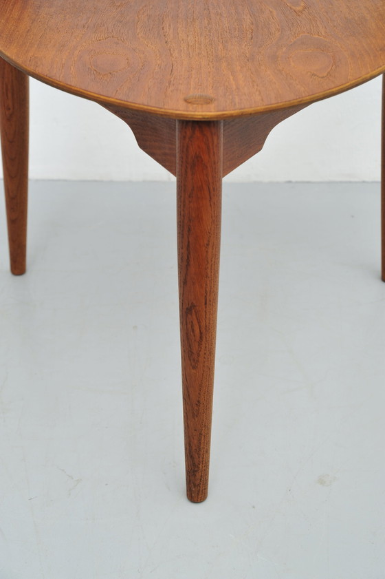 Image 1 of Hans J. Wegner Hart Stoel Fh4104 eikenhout 1952