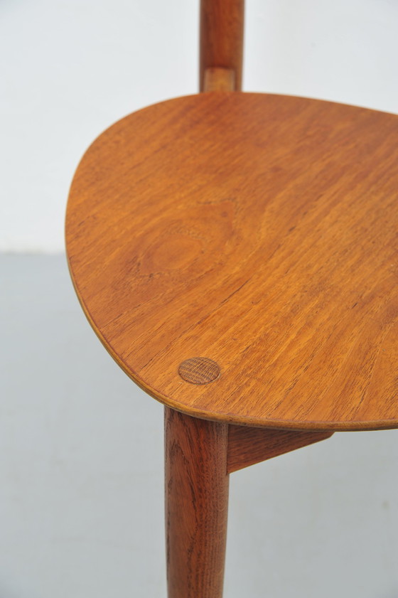 Image 1 of Hans J. Wegner Hart Stoel Fh4104 eikenhout 1952