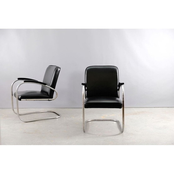 Image 1 of Paar vintage RS 7 stalen fauteuils van Mauser Works Waldeck, Duitsland 1949