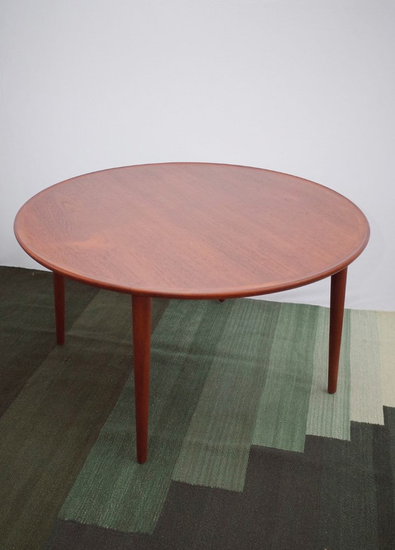 Image 1 of Deense teak salontafel Bc Møbler rond