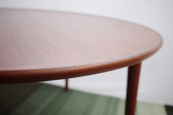 Image 1 of Deense teak salontafel Bc Møbler rond