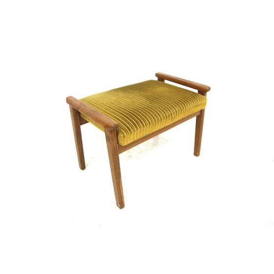 Image 1 of Scandinavische vintage teakhouten voetenbank, Zweden 1960