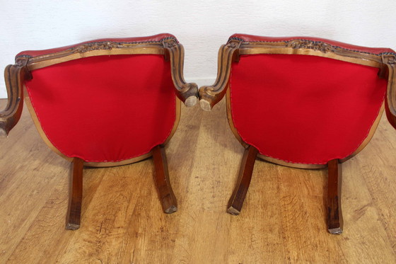 Image 1 of Paar oude Crapauds fauteuils