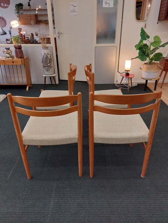 Image 1 of Vintage Eetkamerstoelen 70S- 4 Stuks 