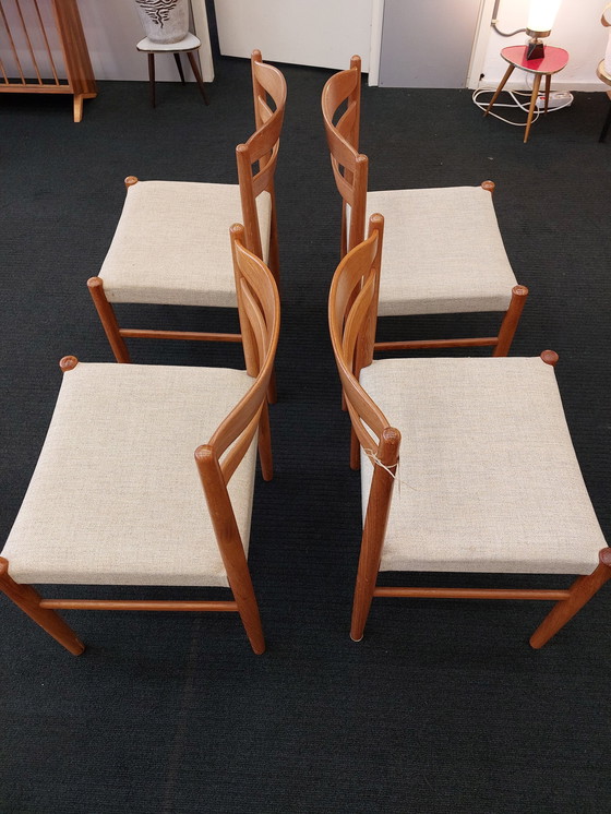 Image 1 of Vintage Eetkamerstoelen 70S- 4 Stuks 