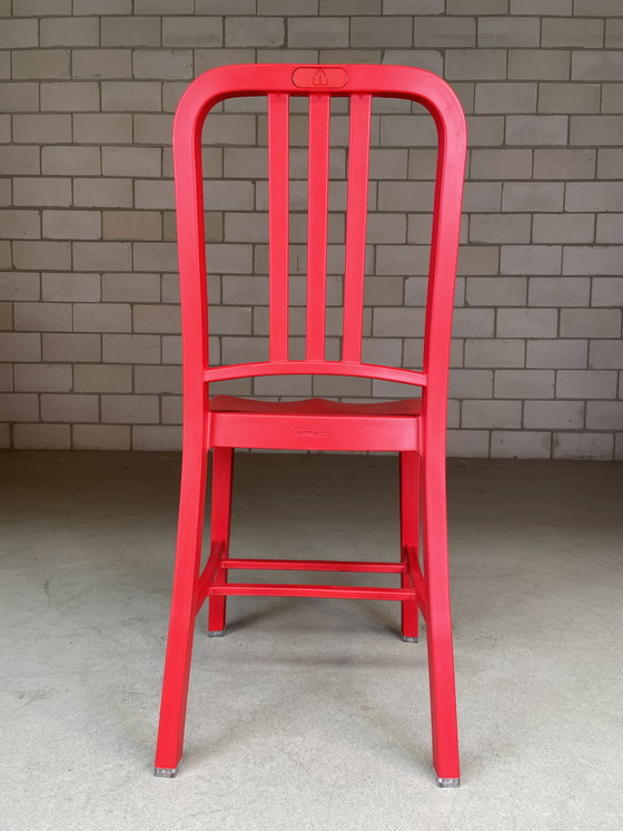 Image 1 of 4x Emeco Coca Cola chair rood