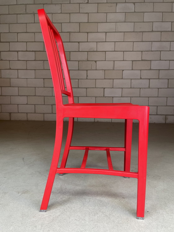 Image 1 of 4x Emeco Coca Cola chair rood