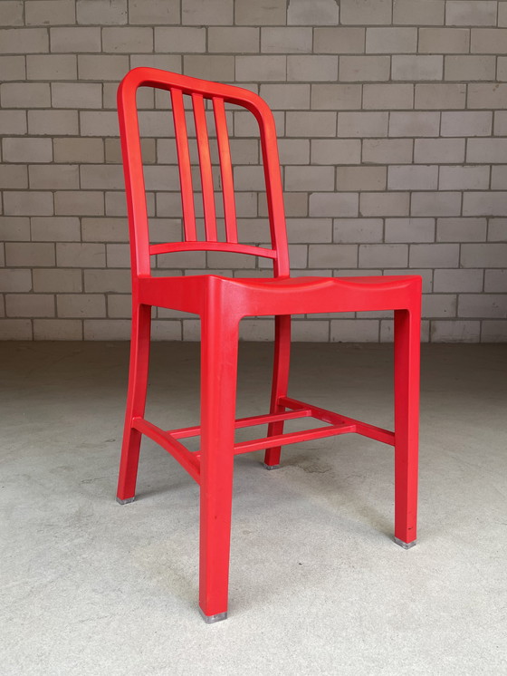 Image 1 of 4x Emeco Coca Cola chair rood