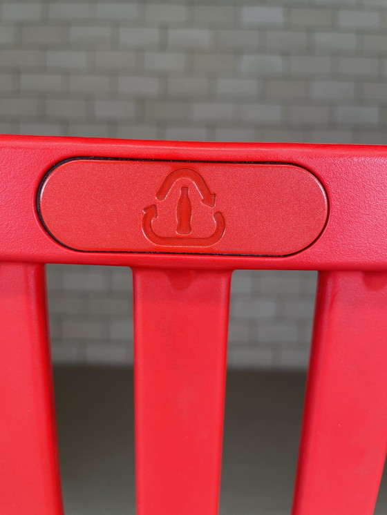 Image 1 of 4x Emeco Coca Cola chair rood