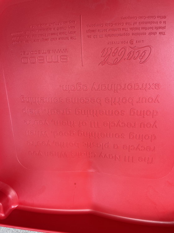 Image 1 of 4x Emeco Coca Cola chair rood