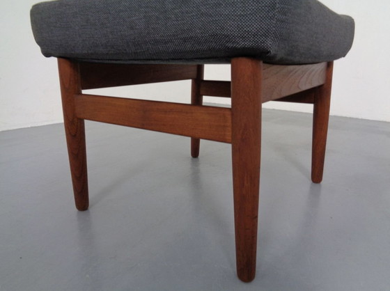 Image 1 of Danish Teak FD-164 Ottoman by Arne Vodder for France & Søn, 1960s