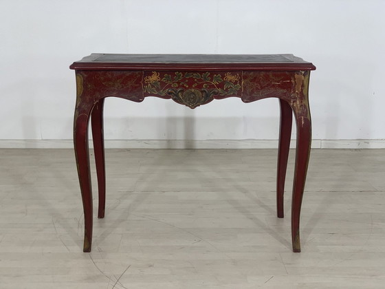 Image 1 of antiek louis xv bureau vintage bureau rond 1880