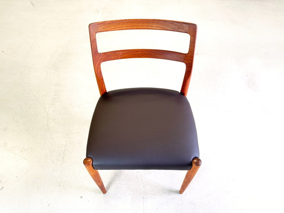 Image 1 of Set van 4 stoelen Mid Century Johannes Andersen Anna Uldum Møbelfabrik Teakhout