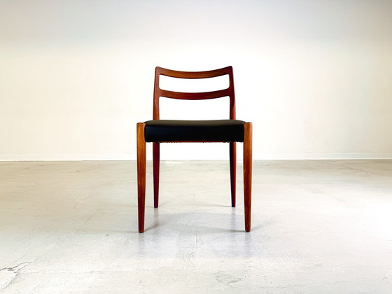 Image 1 of Set van 4 stoelen Mid Century Johannes Andersen Anna Uldum Møbelfabrik Teakhout